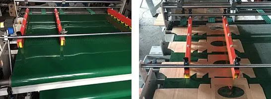 Double Pieces Two Sides Asychronous Conveyor Folder Gluer