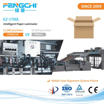 High Speed Gz Series 1450L Laminating Machine Corrugated Cardboard Flute Laminator with Simple Operating