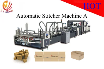 High Precision Full Automatic Corrugated Carton Folder Gluer and Stitcher