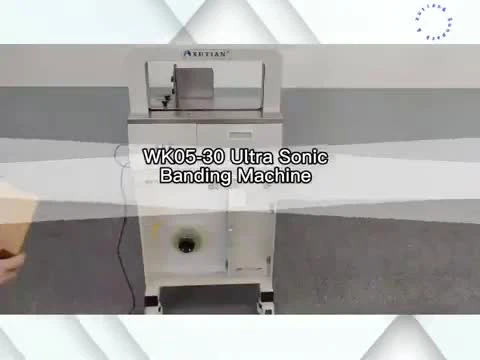 High Quality Automatic Ultra Sonic Cold Sealing Banding Machine Ribbon Tape Bundling Machine