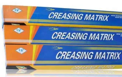 Creasing Matrix (Pressboard Creasing Matrix, adhesive creasing channel)